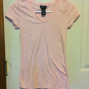 Wet Seal Pink Tight Shirt