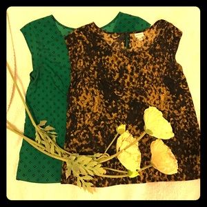 Merona cap sleeve blouses lot