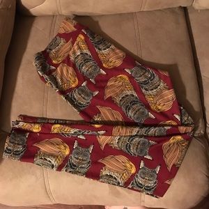 Lularoe EUC TC owl leggings