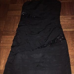 Black Strapless Dress