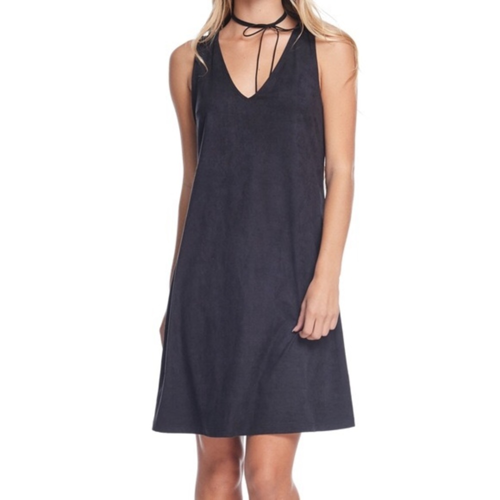 Bellino Micro Suede Cutout Dress