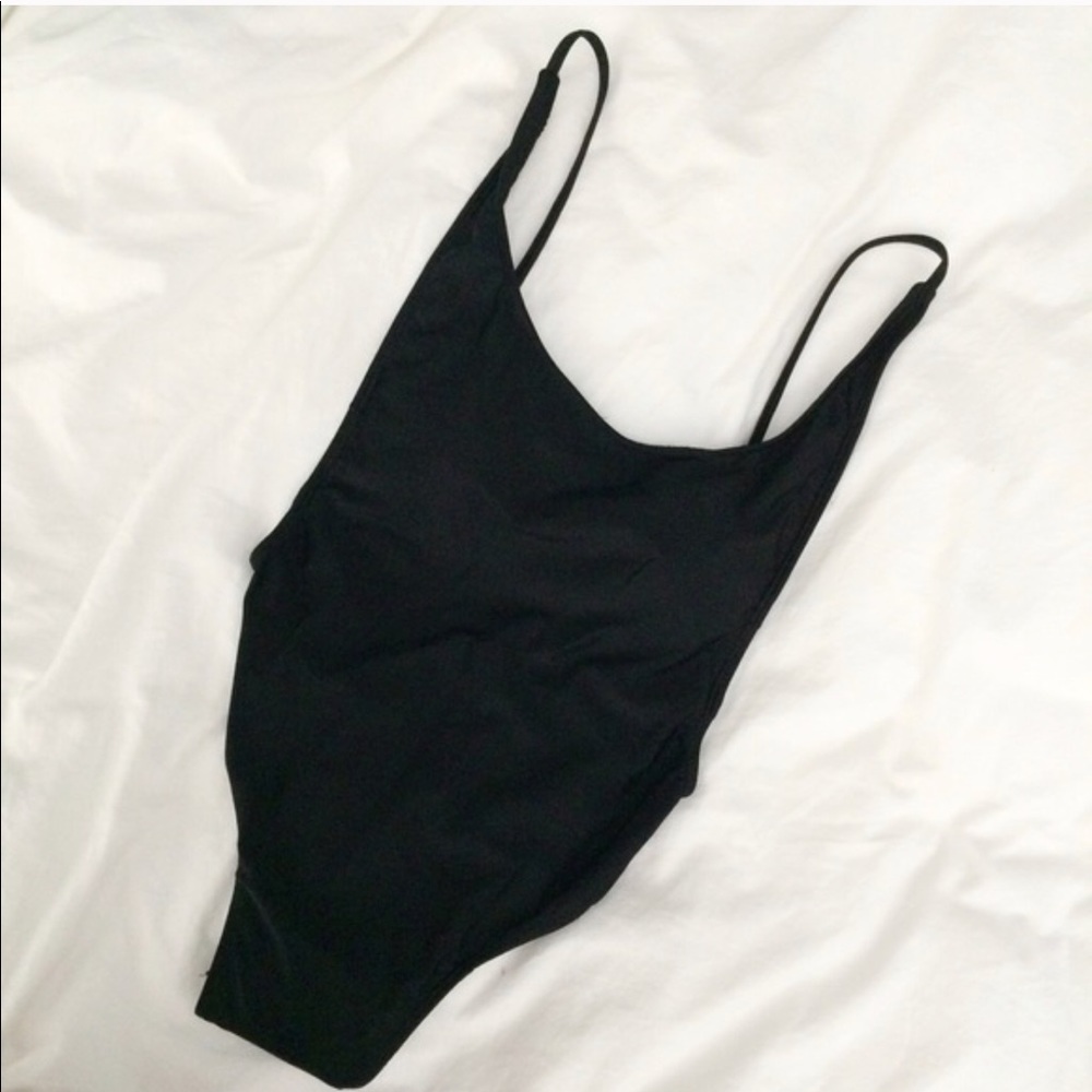 Black American apparel body suit