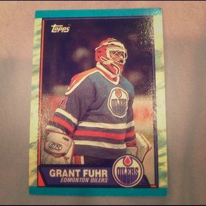 1989 Grant Fuhr topps hockey card 192