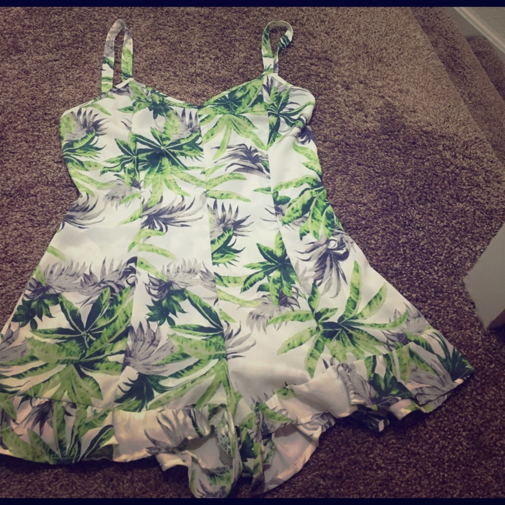 Palm tree romper