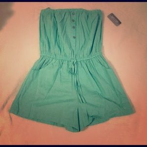 Size small mint green romper