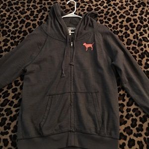 Victoria's Secret Pink zip up hoodie