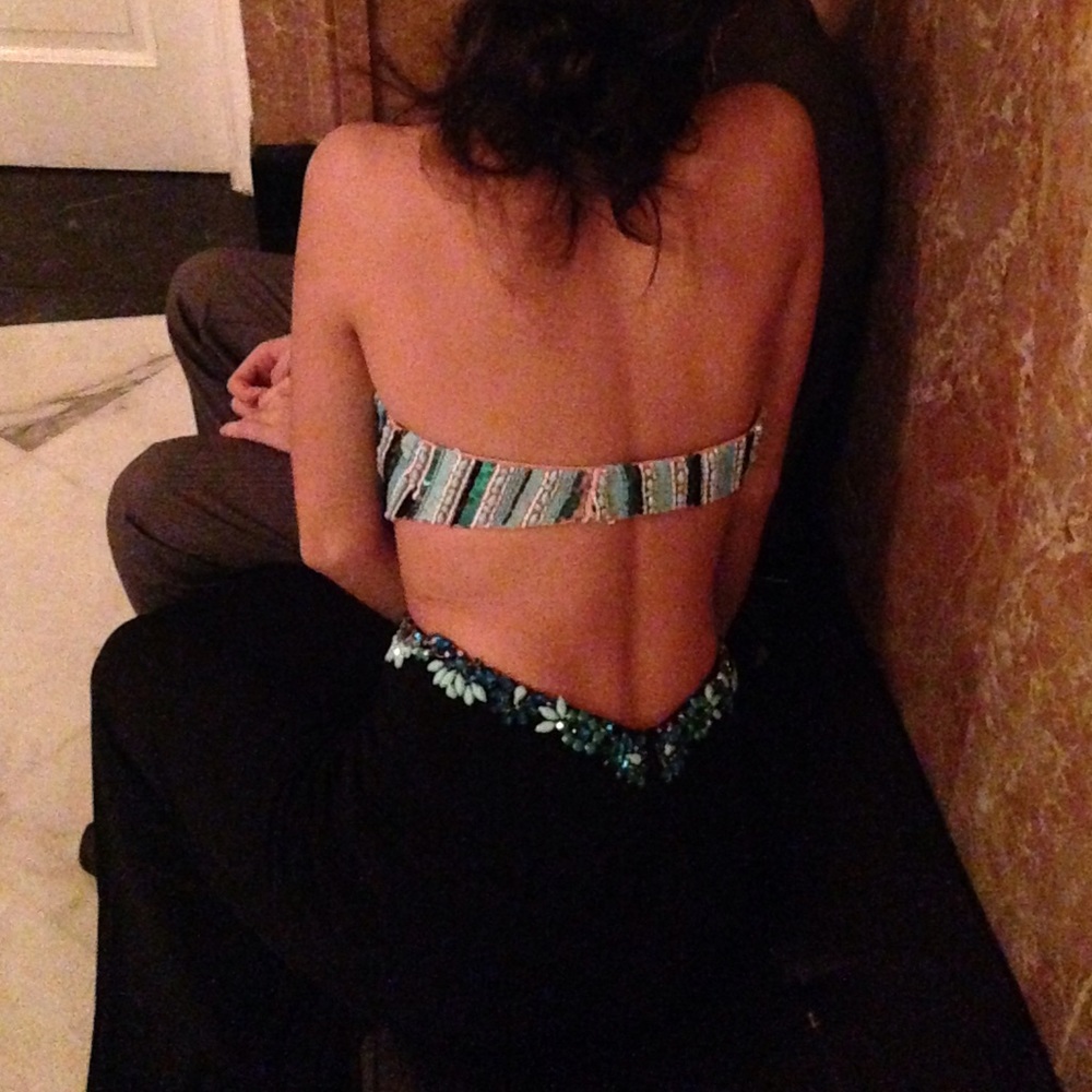 Black Elegant Prom Dress - Picture 3 of 3
