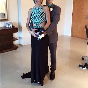 Black Elegant Prom Dress