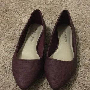 FINAL PRICE DROP!!! Brand new Burgundy Flats