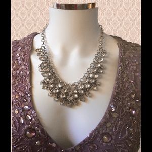 Silver Rhinestone Necklace