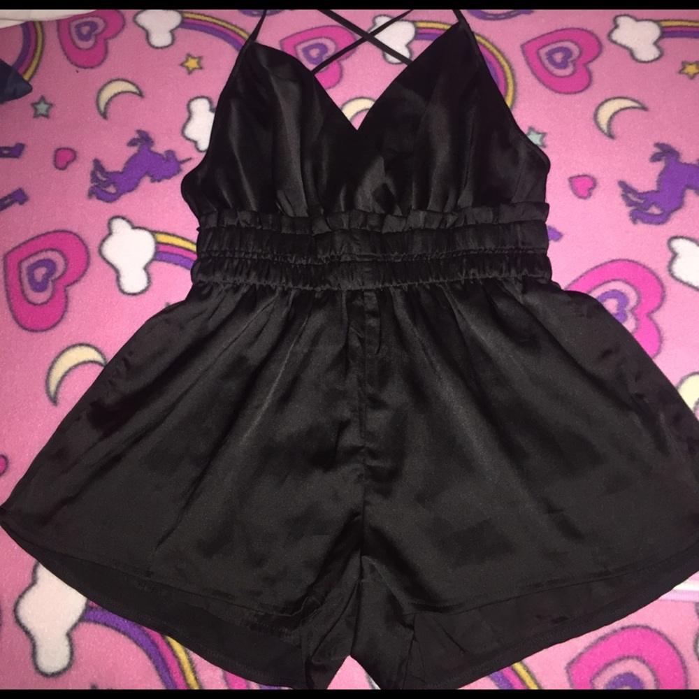 Satin Romper