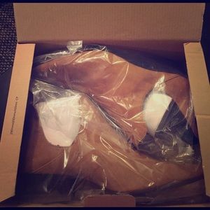 Zara open ankle boots with heel