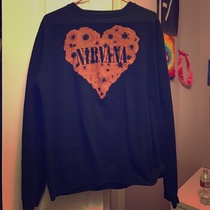 Large Nirvana crew neck❤🔥