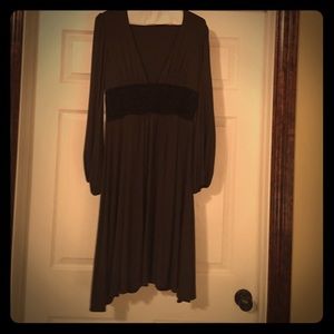 Chocolate brown black lace