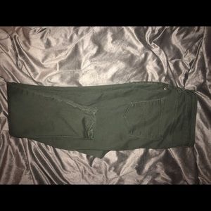 High waisted colored jeggings