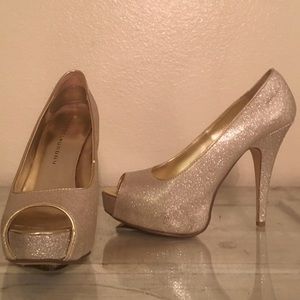 Gold Pump Heels