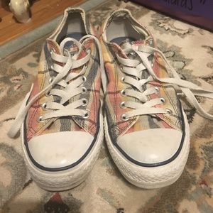 Plaid converse