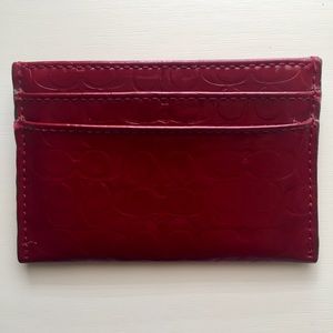 Coach Card Holder