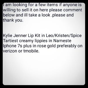 Looking for these items please comment if you are