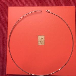 James Avery Silver Collet Choker Hook Clasp