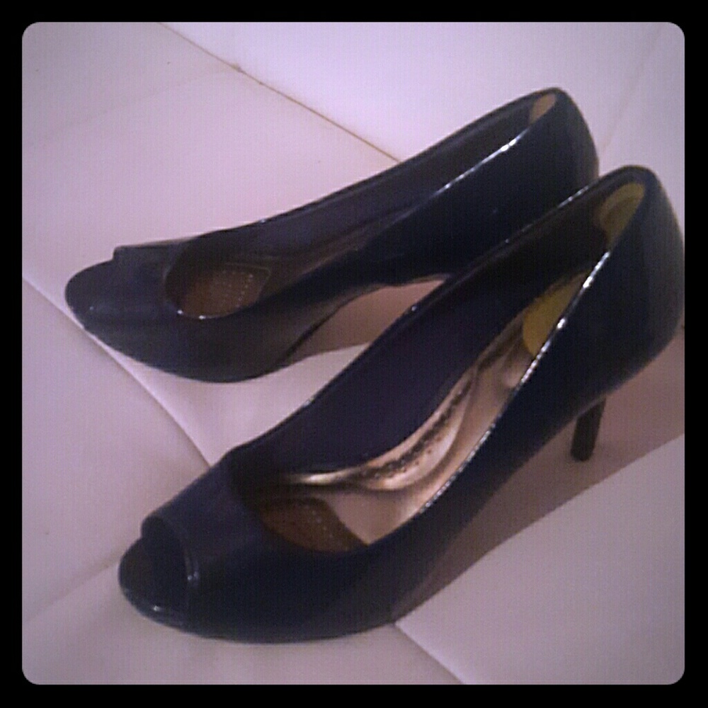 Navy Blue High Heels