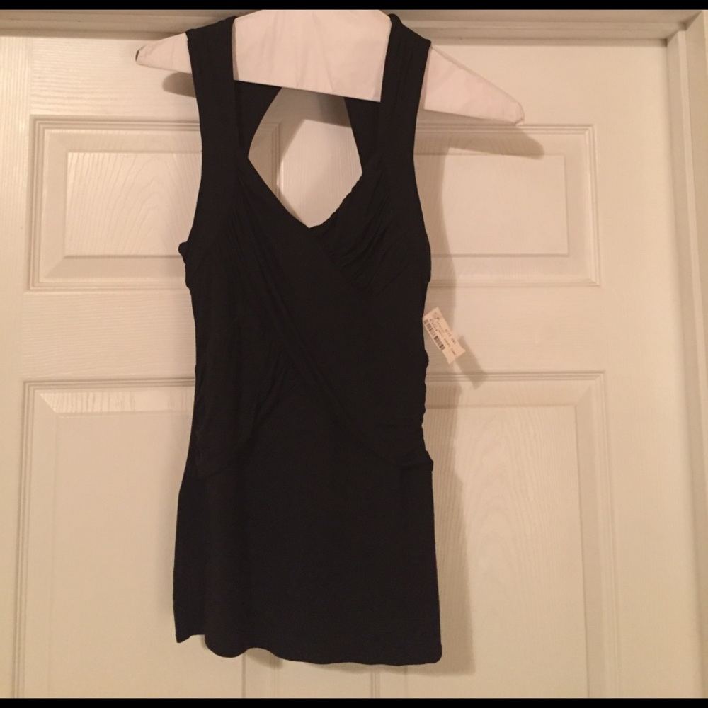 Black stretchy top