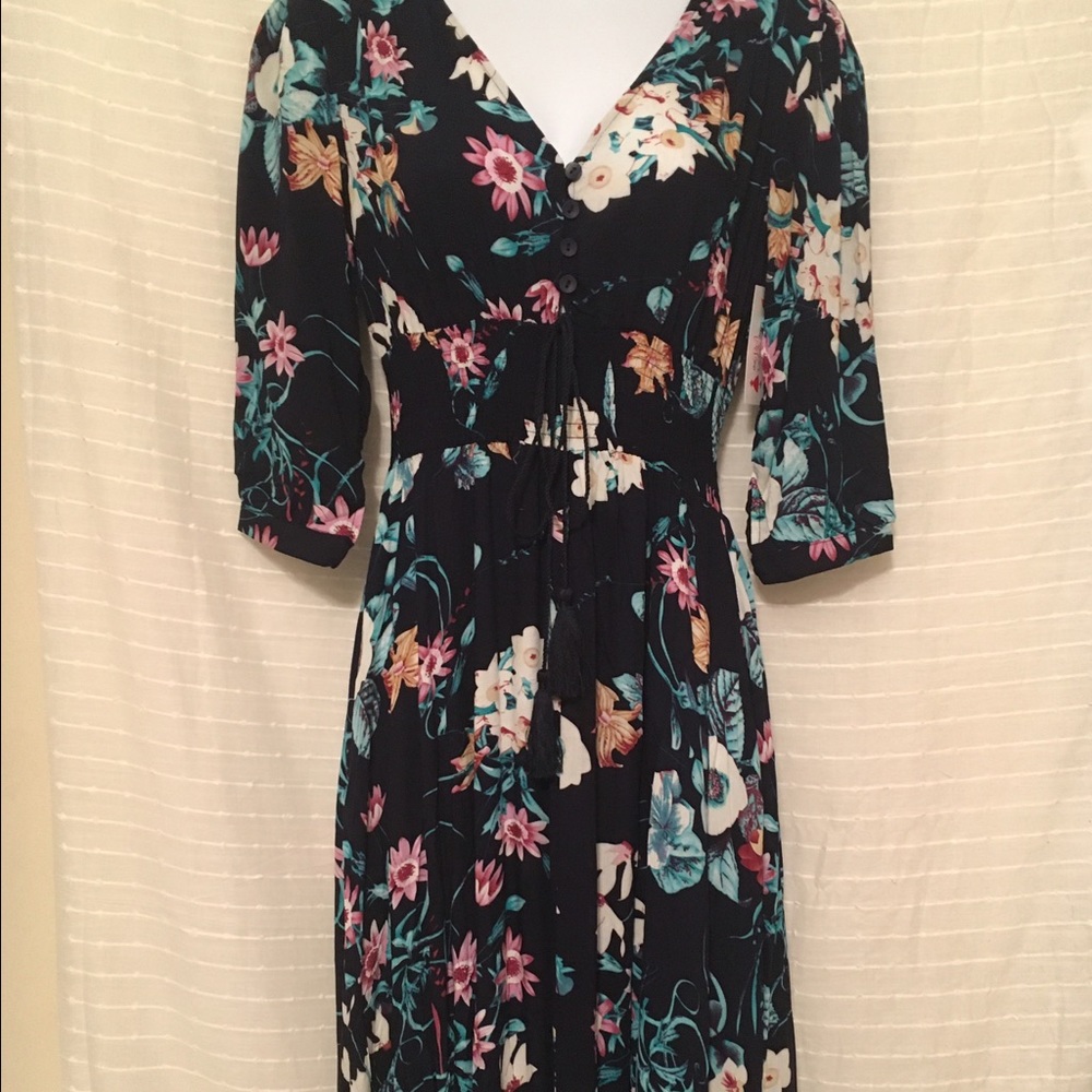 L'Atiste By Amy Floral maxi dress new with tags