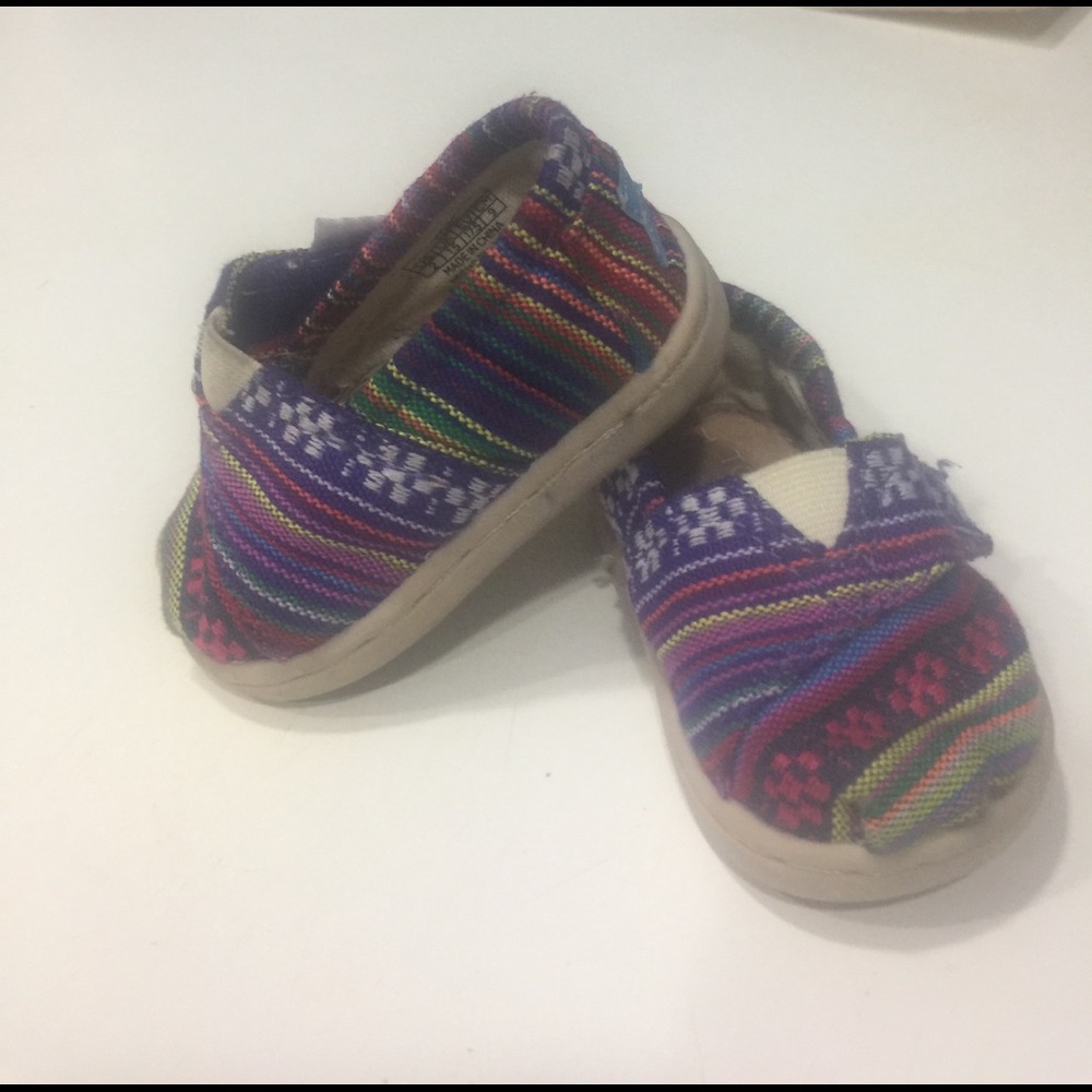 Bohemian textiles Toms for baby girl