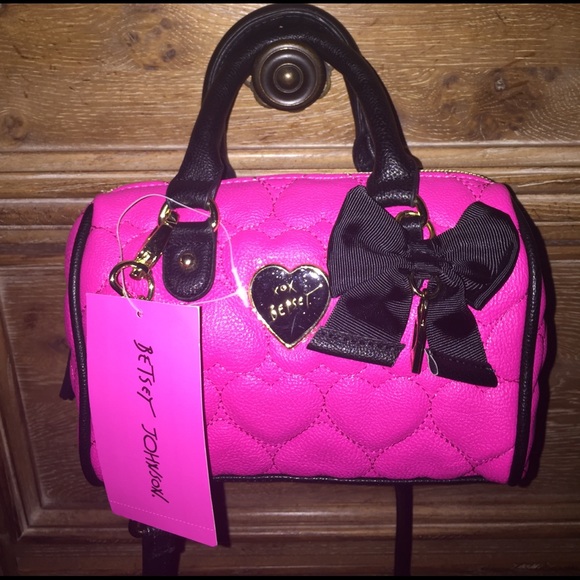 Betsey Johnson Handbags - Betsey Johnson Mini Satchel Purse. NWT