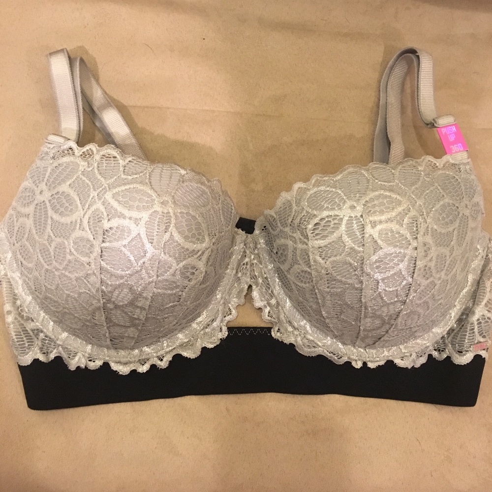 Victoria's Secret Pink Date Push-Up bra with lace