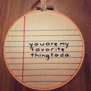 Funny cross stitch