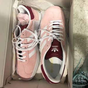Adidas Pink & Maroon shoes