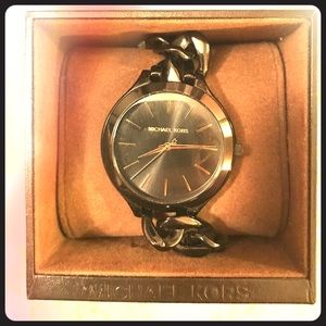 SOLD! Black chain Michael Kors watch