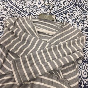 Grey Striped Shirt