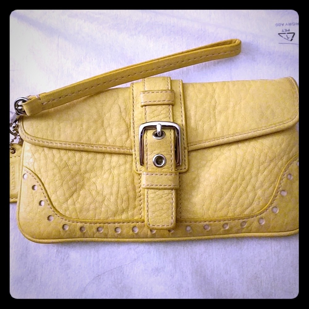 Authentic Coach Wristlet