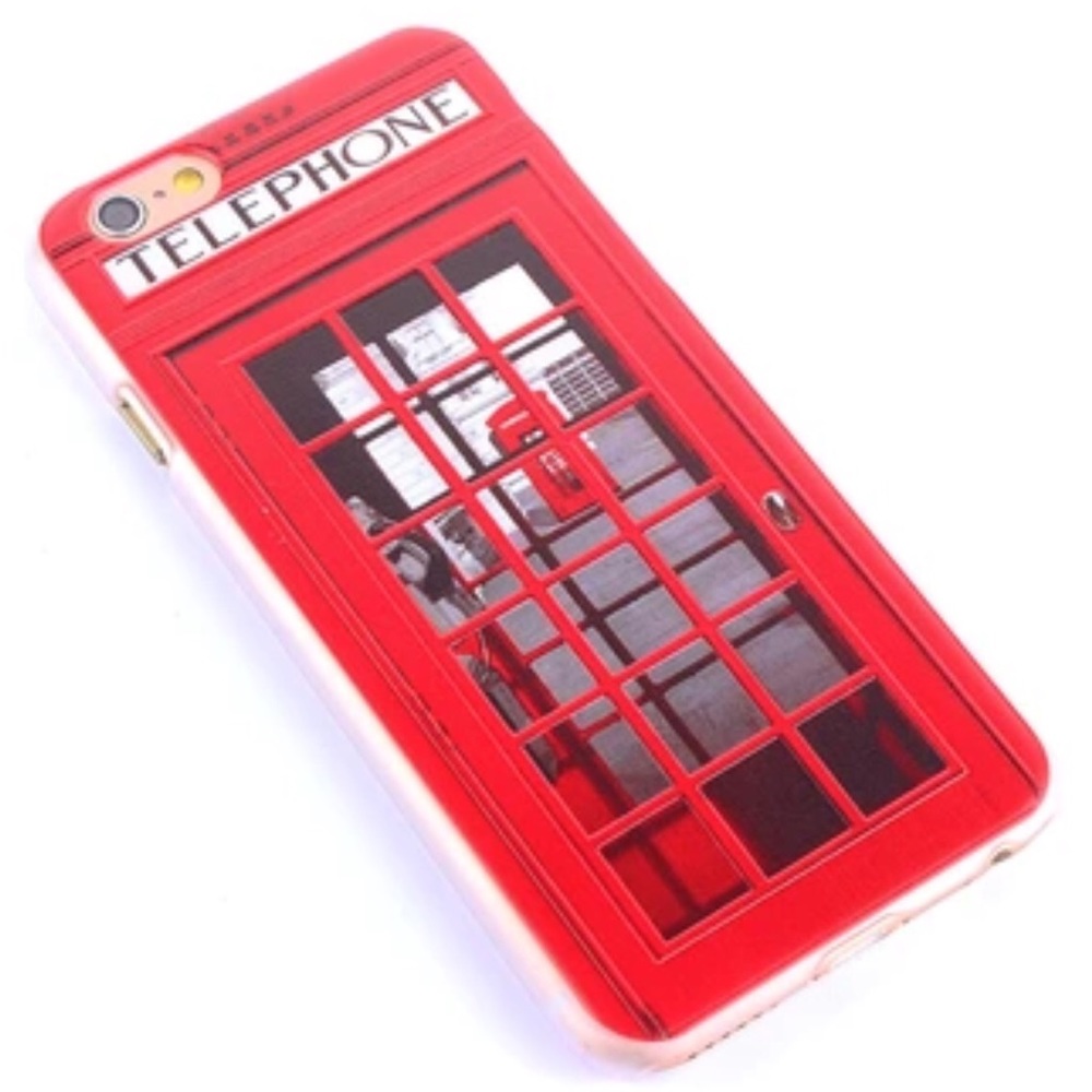 British telephone booth iPhone 6 case. Super cute! - Picture 1 of 4