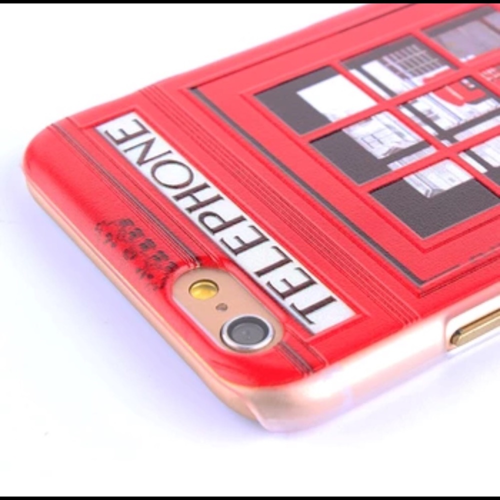 British telephone booth iPhone 6 case. Super cute! - Picture 2 of 4