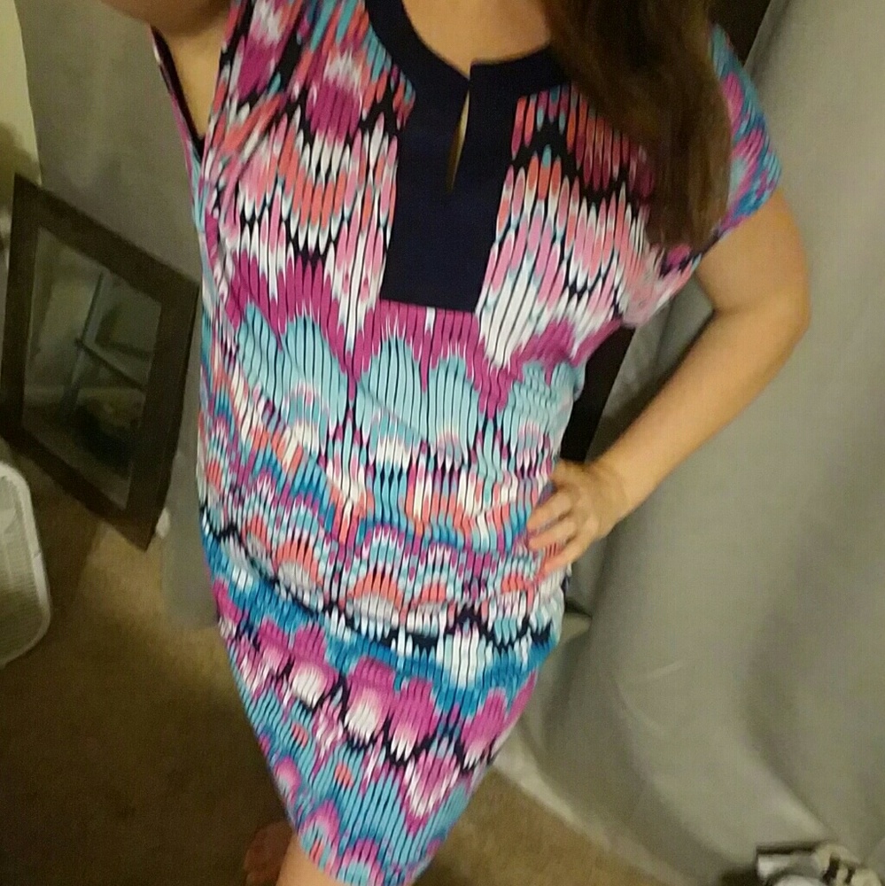 Psychedelic Laundry by Shelli Segal dress