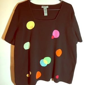 100% cotton knit top. Size 2X