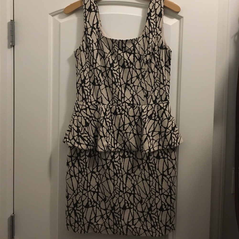 Bar III Peplum Dress