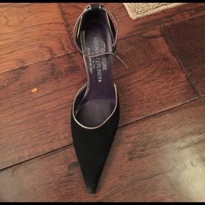 FINAL SALE Donald Pliner Heels Silver/Gold Accents