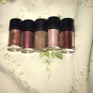 Mac pigments and glitter bundle