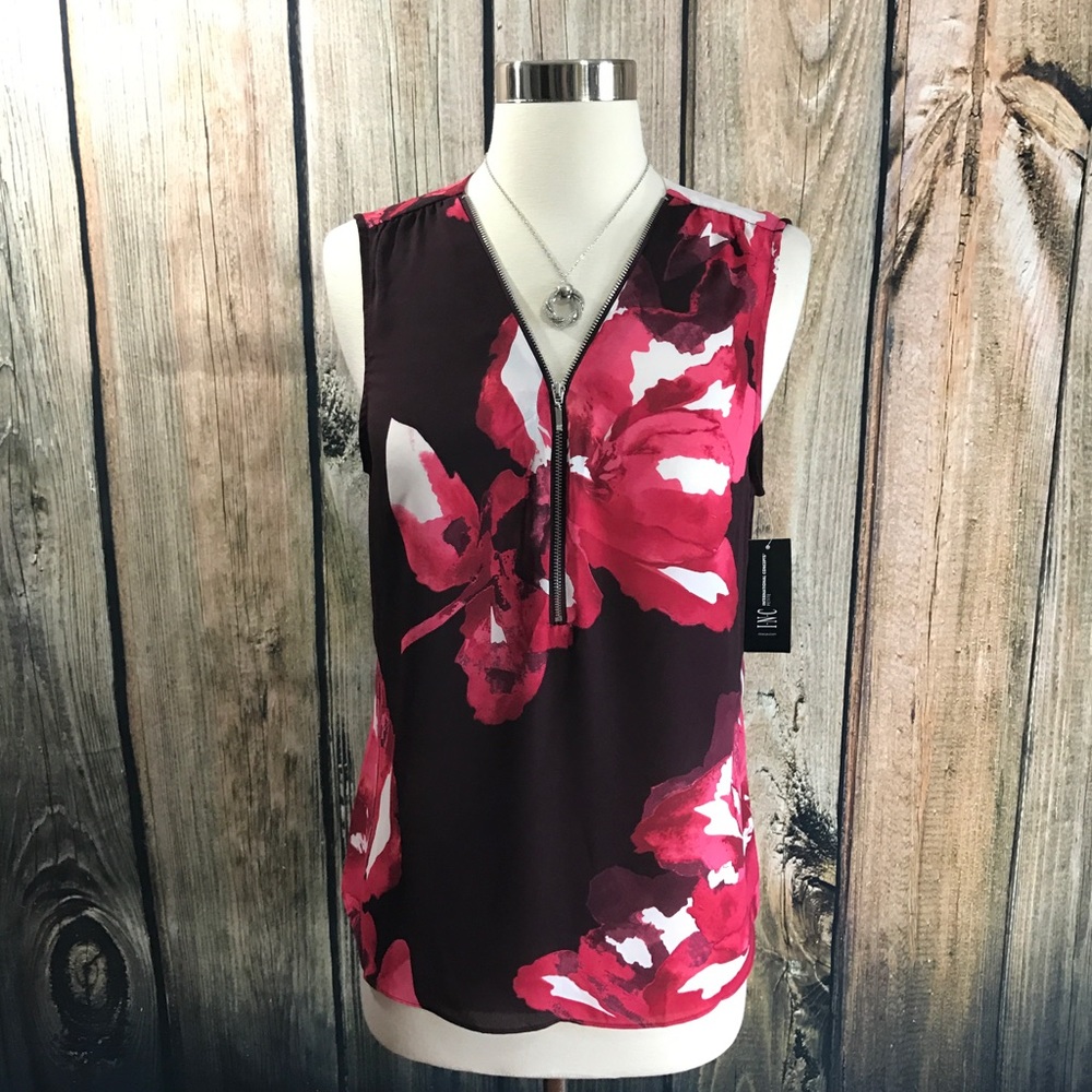 INC- Floral Print Top