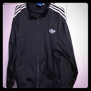 Black adidas track jacket