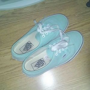 Mint/Turquoise Vans