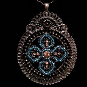 NEW! Beautiful Vintage Look Indian Necklace