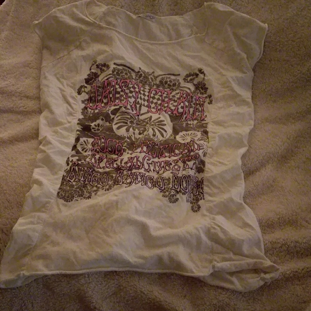 White corset top