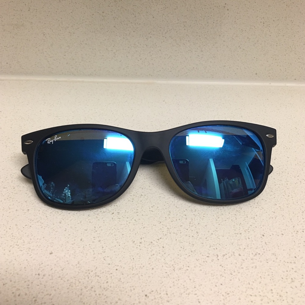 Ray Ban New Wayfarer Blue Mirrored