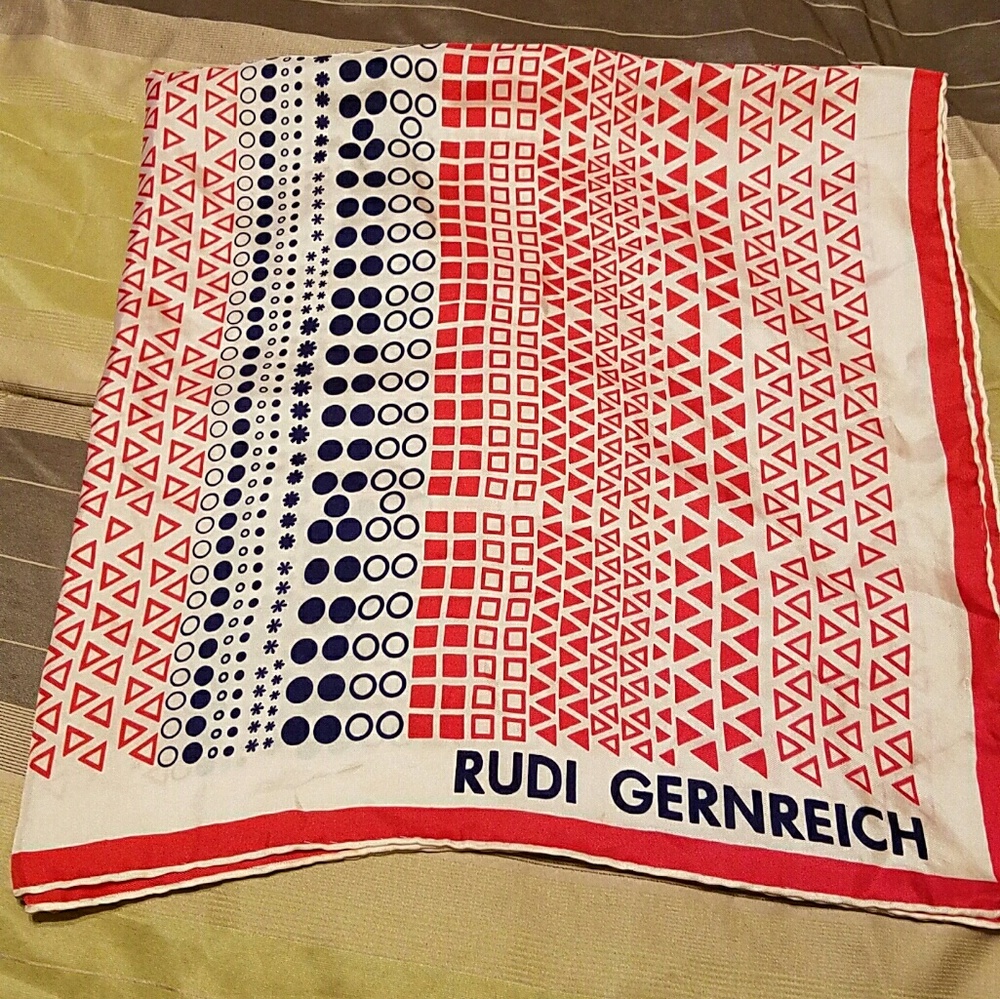 I❤OFFERS! Rudi Gernreich  silk scarf