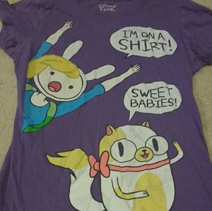 Adventure Time Fiona and Cake shirt
